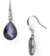 Work easy elegance into your look with these Carolee earrings. They feature delicate stone drops which come specially faceted for added allure.