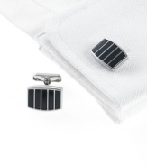 Be more detail oriented with these sharp cufflinks from Donald Trump.