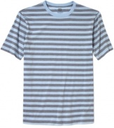 Get spotted in stripes with this stylish t-shirt from Club Room. (Clearance)