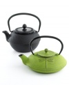 Strike up conversation over a tea pot that uses its cast iron core to distribute heat evenly and thoroughly, enhancing the flavors of your favorite blends. The removable stainless steel infuser basket makes preparing loose teas part of your daily routine, allowing you to rediscover the simple satisfaction of a hot cup of tea.