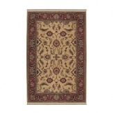 Infuse timeless elegance into your decor with this Karastan rug, boasting a finely-detailed classic floral pattern. The intricate border framing a luminous ground complements both traditional and casual interiors. Distinctive of all Ashara rugs is the intricate blend of woven shades to achieve the radiant arbrash effect of heirloom rugs.