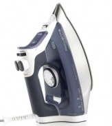Run wrinkles out of town with the Rowenta Pro Master iron. Delivering expert-grade garment care, it offers advanced steam distribution and increased steam performance that help melt wrinkles away in seconds. One-year limited warranty. Model DW8080. Qualifies for Rebate