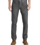 Stay on-trend this season with these gray slim-fit jeans from Levi's.