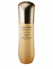 A skin-fortifying softener with a maximum infusion of nutrients for maturing skin, specially formulated to restore resilience, firmness and suppleness. New Nutrition Infusing Technology instantly delivers generous amounts of Carnosine DP, a signature ingredient which restores lost cell vitality and boosts skin's defense against free radicals, into the skin. Remarkably enhances the skin's reception for the next step of moisturizer. A skin-fortifying softener with a maximum infusion of nutrients for maturing skin, specially formulated to restore resilience, firmness and suppleness. New Nutrition Infusing Technology instantly delivers generous amounts of Carnosine DP, a signature ingredient which restores lost cell vitality and boosts skin's defense against free radicals, into the skin. Remarkably enhances the skin's reception for the next step of moisturizer.