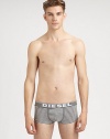 Crafted and shaped in stretch cotton for everyday wear, this classic brief showcases sporty stripes with a signature elastic logo waistband.Elastic logo waistband95% cotton/5% elastaneMachine washImported