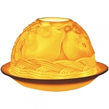 In the world of French art de vivre, Bernardaud is considered the symbol of elite refinement and luxury. A porcelain creation signed by Bernardaud is always appreciated and recognized the world over. Bernardaud artisans use the same technique of hand-sculpting fine, bisque porcelain that was first demonstrated by French artist Paul de Bourgoing in 1828. The glow of a candle shines through the raised and carved surface to contrast light against shadow, revealing a richly detailed design. Bernardaud VotiveLight™ candles add a warm, decorative glow to any room of the home. For a dramatic effect, or to create a festive ambiance, delight your dinner guests by replacing traditional candles with a Bernardaud VotiveLight™.