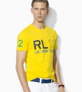 Channel athletic style in Ralph Lauren's official limited edition US Open T-shirt, crafted from smooth combed cotton jersey in a trim, modern fit.