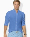 Polo Ralph Lauren Solid Linen Sport Shirt - Classic Fit