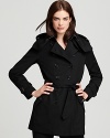 Never one to let a rainy day mean anything other than chic style, Burberry introduces the Hawksley jacket--a sleek, tailored and timeless silhouette.