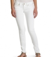 Don Levi's white wash skinny jeans with your favorite tanks and sandals for a clean look that's always du jour!