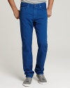 J Brand does color! The jeans you love now come in chromatic hues--an attractive alternative to everyday black and blue.