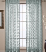 A sophisticated sheer panel is heightened with elegant Moroccan-inspired Ogee print. Available in an array of colors, it can be layered or left alone for a beautiful update to any view.