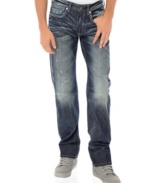 Amp up your denim regimen with these slim-cut jeans by Buffalo David Bitton.
