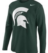 Keep the momentum moving forward with a show of support for your favorite team in this Michigan State Spartans NCAA thermal shirt.