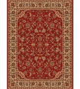 Present a lush transition from room to room with the exquisitely detailed patternwork of the Florence area rug set from Kenneth Mink. Woven of plush olefin for lasting softness and durability. Includes four rugs.