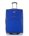 A best bet for the jet set, this full-featured carry-on suitcase from Delsey is built for today's traveler. Incredibly spacious and feather light, it helps you make the most out of your trip with a perfectly organized packing area full of convenient pockets. 10-year limited warranty. (Clearance)
