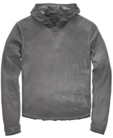 Get that lived-in look you like. With slight distressing, this hoodie from Buffalo David Bitton is worn-in the right way. Get that lived-in look you like. With slight distressing, this hoodie from Buffalo David Bitton is worn-in the right way.