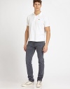 An easy-to-wear spin on a classic look, designed with your favorite details and flattering straight-fit throughout the leg.Five-pocket styleInseam, about 3498% cotton/2% elastaneMachine washMade in USA