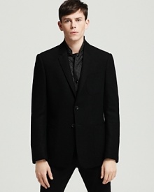 This 3-in-1 sportcoat from Burberry comes with a vest liner that can be worn separately--wear the vest and sportcoat together, or use the layers on their own.