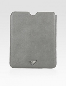 Sleek design, crafted in saffiano leather and finished with signature enamel logo.Slip-in StyleLeather8¼W x 10HMade in Italy