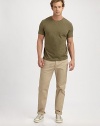 Build your weekend wardrobe around this supremely comfortable tee in the softest heather cotton knit.Crewneck pulloverChest pocketShort sleevesCottonMachine washImported