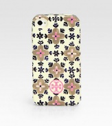 A pretty printed design that wraps around your iPhone® for a stylish cover.Rubber2¾W X 4½H X ½DImportedPlease note: iPhone® not included.