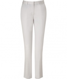 These sophisticated Paul Smith pants channel classic preppy-chic with modern styling - Figure-hugging silhouette, zip front, belt loops, side slash pockets, back button welt pockets, one with contrasting trim detail, cropped - Style with a button down blouse, a boyfriend cardigan, and platform pumps These sophisticated Paul Smith pants channel classic preppy-chic with modern styling - Figure-hugging silhouette, zip front, belt loops, side slash pockets, back button welt pockets, one with contrasting trim detail, cropped - Style with a button down blouse, a boyfriend cardigan, and platform pumps
