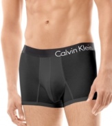 Turmoil on the outside? Comfort within. Stay cool under pressure with these light-weight and breathable trunks from Calvin Klein.