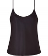 Bring luxe appeal to your lounge look with this silk camisole top from La Perla - Scoop neck, adjustable spaghetti straps - Pair with a sheer blouse or with matching panties for boudoir chic