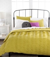 The focal point of any bedroom, this Pleated Tucks duvet cover set offers rows and rows of textural pleats for rich depth and dimension upon your bed. Layer the look even further with our array of decorative pillows. Comes in two color options.
