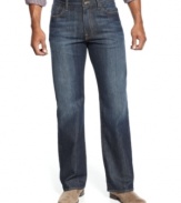 Sit back and relax. These Lucky Brand jeans are the perfect laid-back cut.