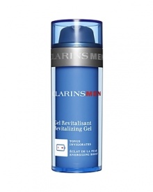 Early Lines & WrinklesSkin Type: All Skin Types Texture: Gel First lines making their mark? Revitalize, refresh and de-stress with this lightweight, anti-fatigue gel. Helps stop new wrinkles in their tracks, while energizing and toning skin with the perfect amount of moisture. Defends skin from the elements with ClarinsMen's patented anti-pollution complex. Apply after ClarinsMen Active Face Wash or Active Face Scrub. Non-greasy, fresh matte finish. Early Lines & WrinklesSkin Type: All Skin Types Texture: Gel First lines making their mark? Revitalize, refresh and de-stress with this lightweight, anti-fatigue gel. Helps stop new wrinkles in their tracks, while energizing and toning skin with the perfect amount of moisture. Defends skin from the elements with ClarinsMen's patented anti-pollution complex. Apply after ClarinsMen Active Face Wash or Active Face Scrub. Non-greasy, fresh matte finish.
