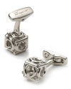 Salvatore Ferragamo Gancini Cube Cufflinks