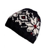 Perfect for those chilly winter days, Ralph Laurens snowflake knit cap lends a sporty rugged edge to your outfit - Ribbed knit brim - Wear in the country with puffy parkas, or in the city with tailored pea coats