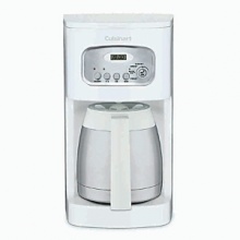 This clever coffee maker is so fully automatic that it only needs you to choose when and how much. With 24-hour programmability and a double-walled insulated thermal carafe, it brews coffee fast and keeps it at the perfect temperature for hours. The Brew Pause feature lets you enjoy a cup of coffee before brewing has finished-just grab the ergonomic handle and pour using the dripless spout. Manufacturer's limited 3-year warranty.