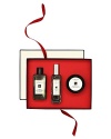 The Pomegranate Noir Collection brings together a holiday scent favorite in a limited edition collection of the cologne, scented candle and body crème. Collection includes:Pomegranate Noir Cologne 30mL Pomegranate Noir Body & Hand Wash 100mLPomegranate Noir Body Crème 50mL