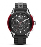 Designed for maximum performance and style, this watch from Armani Exchange plays as hard as it works. It features chronograph movement and durable strap to keep up with an athletic lifestyle.
