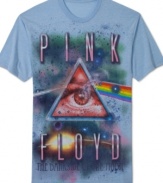 Pay homage to Pink Floyd with this Dark Side of the Moon-inspired graphic tee from American Rag.