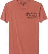 Pull the plug on a tired style with the vintage style of this Martin & Co. t-shirt from Lucky Brand Jeans.