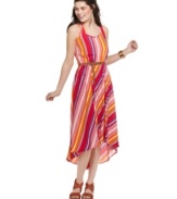 Flaunt your gorgeous stripes in a fun-loving dress from Ali & Kris that has style – and length – to boot!