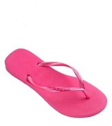 These slender thongs have become an iconic summer staple. Don't forget to stock up on multiple colors! From havaianas.