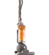 Spring for clean. Capturing even more dirt, this vacuum features Dyson's famous Radial Root Cyclone™ Technology, which freshens your home by eliminating microscopic dust, allergens, mold and bacteria and expelling clean air. Enjoy maximum suction power that never fades and the incredible convenience of Ball™ Technology that turns fast and follows your lead. 5-year warranty. Model DC40.