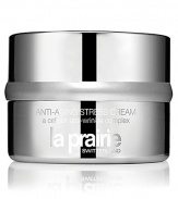 While stress can affect your central nervous system and overall health in general, it also can take a toll on your skin's appearance. Skin under stress often looks, dry, devitalized, dull and wrinkled. Anti-Aging Stress Cream, a cellular anti-wrinkle complex, is designed to immediately lessen the appearance of deeper lines and wrinkles. It is enhanced with a natural mushroom complex and ultra active plant extracts for a firming and lifting effect.