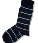 Add some flair to your feet with these striped socks from Club Room.