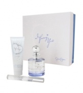 I Fancy You is the newest fragrance in the Jessica Simpson Collection. It's a soft, velvety, floral musk, which includes scents of pear, Fuji apple, lily of the valley, and sandalwood. Experience the romantic floral scent of I Fancy You with this Gift Set which includes a 3.4 oz Eau de Parfum Spray, .2 oz Rollerball Eau de Parfum and a 3 oz Body Lotion.