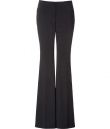 Stylish graphite wide leg pants - These sleek wide leg pants make any outfit chic - Try with a slim pullover, an A-line wool coat, and booties - Add pop to your everyday wear by pairing these pants with a t-shirt and an edgy leather jacket Stylish graphite wide leg pants - These sleek wide leg pants make any outfit chic - Try with a slim pullover, an A-line wool coat, and booties - Add pop to your everyday wear by pairing these pants with a t-shirt and an edgy leather jacket
