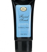 Facial Wash gently cleanses the skin and helps maintain the skin's proper PH balance. Refreshing Peppermint essential oil stimulates circulation and cleanses pores of impurities such as pollution, dirt, and perspiration. Green tea extract acts as a natural anti-oxidant while it rejuvenates and tones the skin. Essential oils of chamomile, aloe vera, olive and jojoba oils replenish lost moisture and enhance suppleness. Suitable for all skin types. 3 oz. 
