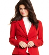 Understated style that pops, BCX's single-button, cutaway blazer wins with its bold hue.