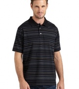 THE LOOKIce cotton finish for a cooling feelHorizontal stripesShirt collarFront button placketShort sleevesVented hemTHE MATERIALCottonCARE & ORIGINMachine washImportedThis item was originally available for purchase at Saks Fifth Avenue OFF 5TH stores. 