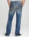 True Religion Ricky Straight Leg Jeans in Locomotive Wash